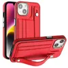 Adecuado para iPhone15 Cajas de teléfonos celulares de Promax 14 13 12 11 Strapa de muñeca bolsita de la tarjeta de la funda Propije de pulsera de lujo iPhone XR Max 15 más Case de teléfonos móviles