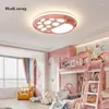 Tavan Işıkları Karikatür Mantar Led Avize Çocuklar Odası Erkek Kız Erkek Yatak Odası Çalışmaları Bebek Kreş Dekor Lambası