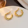 Hoop -Ohrringe für Frauen Geometrischer Kreis Punkohr -Juwelier Modeschuh Engagement Geschenke