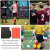 Kudde 2 Set Football Soccer Red Card Yellow Yellows Varning Domare Träningsutrustning