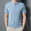 Мужская модная модная бренда половая рубашка половые рубашки с коротким рукавом летний воротник свободный подготовленная мужская корейская одежда женская топы