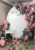 Party Decoration Wedding Leverantör White Iron Circle Board Acrylic Round Backdrops for5697833