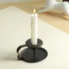 Candle Holders European Style Wrought Iron Dining Table Holder Decor Living Light Decoration Room Props Dinner C8c2