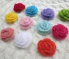 Handmade Rose Flower Crochet Pasta de manchas de manchas Hilo DIY ACCESORIOS DE COSTA DE COSER