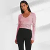 Women's T Shirt sexy Tees 2024 Autumn Spicy Girl Y2K Women's Solid Color Thread Knitted Bottom Top Slim Fit Long sleeved Top tops