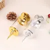 Party Supplies 1 PC Creative Wedding Candy Box Electroplating Gold en Silver Plastic Cilindrical Candle Holder