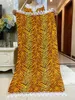 Abbigliamento etnico 2023 pizzo pizzo slves africano Africano stampa floreale di cotone sciolto lady cyftan maxi abiti casual vestidos T240510