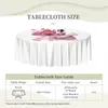 Table de vernis à ongles de mode nappe cosmétique ronde couverture manucure étanche ronde pour banquet 60 pouces