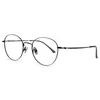 Lunettes de soleil verres de lecture en titane pur bloquant des lunettes de presbytie de haute qualité de haute qualité pour femmes