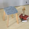 Tampas de cadeira Jacquard Tampa elástica de tecido minimalista Faixa quadrada TEXTIL MODERNO DO POL