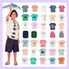 T-shirts 2024 SS Wyn Summer Toddler Boy T-shirt Casual Brand Designer Vêtements pour enfants Filles Nouveau Arrivée Kid Summer Sleve Tees TOPSL2405