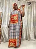 Roupas étnicas Design africano Dashiki Dress for Women Women Beading Abaya Bandagem Maxi Bazin Vintage Long Slve Robe Vestes Africa Sexy Lady Party T240510