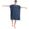Towel Bath Double Side Velvet Adult Solid Color Quick Drying Cape Beach Hat Water Absorbent Changing Bathrobe