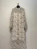 Casual Dresses Japanese Print Vestidos Mujer Long Sleeve Vestido Spring 2024 Klänning Lös bekväm ropa eleganta enkla kvinnor