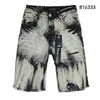 Herren Shorts Designer Shorts Purpur Shorts Hip Hop Ripped Denim Shorts Rough Selvedge 816333 28-40