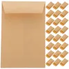 Enrole de presente 100pcs Vintage Kraft Paper Envelope