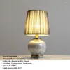Table Lamps APRIL Modern Ceramics Lamp Luxurious Living Room Bedroom Study LED Originality Brass Desk Light
