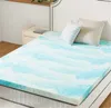 Colchão de algodão de espuma termostático de gel termoestático espessou rebote lento Tatami Double Summer Summer Cool Cushion
