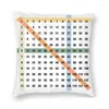 Coussin / oreiller décoratif Times Table mtiplication Pillower Home Decor System Alic Er Throw pour canapé Double facette Drop Deli DH0YV