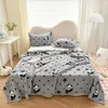 Filtar 2024 Multifunktionell förtjockad flanell Shu Cotton Plush Filt Cover Panda Velvet Plaid Style Boho