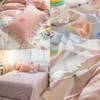 Yanyangtian en dentelle litière 4 pièces Ensemble de lit Fiche de lit de couette couvercle de couverture d'oreiller pour la famille pour les enfants de chambre à coucher 4pcs 240430