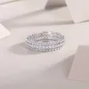 Nadaje się do wielofunkcyjnego pierścienia unisex srebrnego pierścienia luksus
