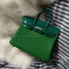 12A de qualité fourre-tout de la qualité de qualité spécialement personnalisée Green Bright Alligator en cuir togo Creat Creative Design pour les sacs à main pour femmes avec boîte d'origine.