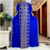 Roupas étnicas Mulheres africanas Vestido de lantejoulas Dubai femme luxo muçulmano abaya para mulheres Kaftan Islâmico Roupas com lenço dr014 T240510