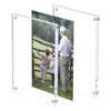 Frames Home Decor PO Frame Double Magnetic Acrylique Picture Élégante Support de bureau pour Office Studio