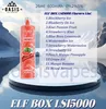 BOX ELF originale LS15000 SHISHA CACCHAH SHISHA 0% 2% 5% ricaricabile 12 sapori VAPE usa e getta Bulk Acquista all'ingrosso