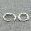 Orecchini a perno 2PRS 925 Circolo in argento sterling Orero a cerchio di cerchio rotondo per gioielli che producono 12 mm di diametro