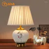 Table Lamps TUDA Ceramic Lamp For Bedroom Living Room Bedside LED Night Study Desk Home Deocr Luxury E27