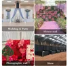 3X3M Double Crossbar Pipe&Drape Backdrop Stand Applicable To Centers for Wedding Curtain Decoration Portable Aluminum Pipe Kit