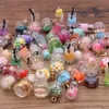 10st 830 Styles Mix Glass Bottles Milk Tea Cup Ball Earring Charms Diy Fynd Keychain Armband Pendant For Smycken Making 240507