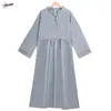 Robes décontractées pulabo lin blanc longs femmes été lâches maxi mince v cou de cou noir robe femelle de mode de plage swing streetwear