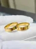 Sélectricité Couple de vie Ring Gold Style Match Matching Imitation Craft for Men and Womens Wedding Three With Cart Original Anneaux C Home