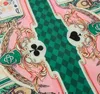 Stampa di gioco vintage Stampa contrastante con stampa a colori a manica lunga camicia per vacanza abiti da camicetta per camicetta camicia hawaiane 240506