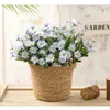 Dekorativa blommor Little Daisy Simulation Artificial Flower Living Room Decorations Table Sidning Silk Home Furnishings Light Luxury