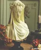 Outils d'artisanat voilées dame bougie silicone mouse femme mariée buste antique statue sculpture femme body décor de maison gypse moule9973939