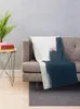 Decken minimaler abstraktes Kunst in errötendem rosa und dunkelblauen Decken dekoratives Sofa Personalisierte Geschenkquilt