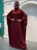 Abbigliamento etnico modesto abaya femme musulman ramadan preghiera hijab vestito tacchino kaftan abiti islamici musulmani per donne maxi abito caftano vestidos t240510