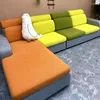 Chair Covers Granular Solid Color Sofa Cover Convenient Dustproof Elastic To Set 360 All Package Cushion