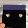 Sailormoon Swarovskis Earring Fresh and Sweet Love Bella Earrings Fashionable and Simple Heart Shaped Bella Crystal Earrings for Women