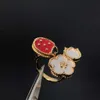 Знаменитые дизайнерские кольца для Lover Light Luxury Star Ladybug Кольцо женская модная элегантная стиль подарок лучшие кольца с Common vanley