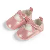 First Walkers Kidsun Spring Baby Girls Chaussures Soft Sole Anti Slips Cross Ballet Born Born Préwalker Princess Marid Robe