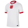 2024 POLAND Soccer Jerseys LEWANDOWSKI Home White Away red 24 25 Polska National Team MILIK PISZCZEK PIATEK GROSICKI KRYCHOWIAK ZIELINSKI Football Shirts Kit Men