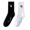 Men's Socks 21fwgolf Trendy Socks Mens and Womens Mid Cap Angel Embroidered Pure Cotton Sports Skateboard Socks Instagram Trendy Sjuv