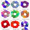 Acessórios para cabelos LED Bandas luminosas Scrunchies Women Girls Headwear Rate Rings de pulso simples Rubro