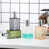 Liquid Soap Dispenser Premium Quality Bath Dispensers Plastic Pump Acrylic Material Empty Bottle Refillable Push-type Container