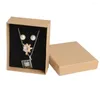 Ювелирные мешочки 2024 18pcs/lot 9 7 3cm прямоугольный кольцо свестить кольцо кольца Kraft Paper Box Fashion Gift Valentine '
